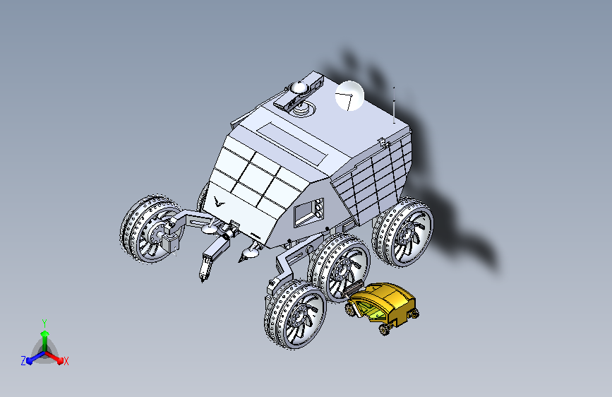 探月车3D模型