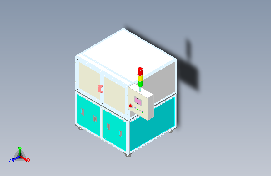 凸轮分割器转盘平台与设备外框架设计
