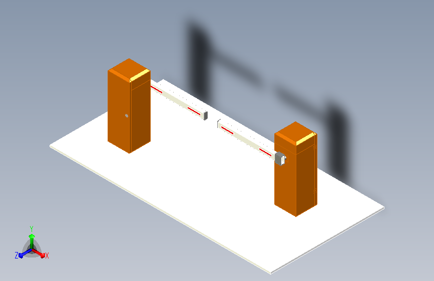 小区收费自动抬升门闸