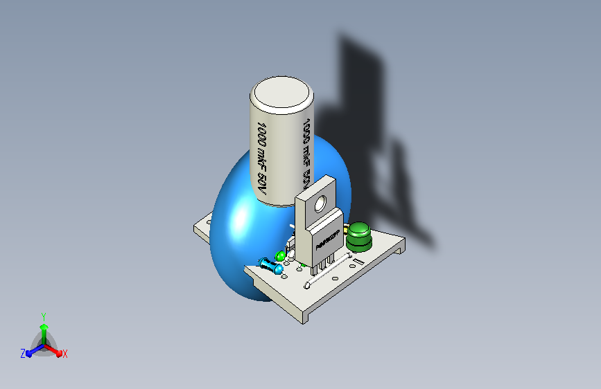 小型DIY电路板模型设计