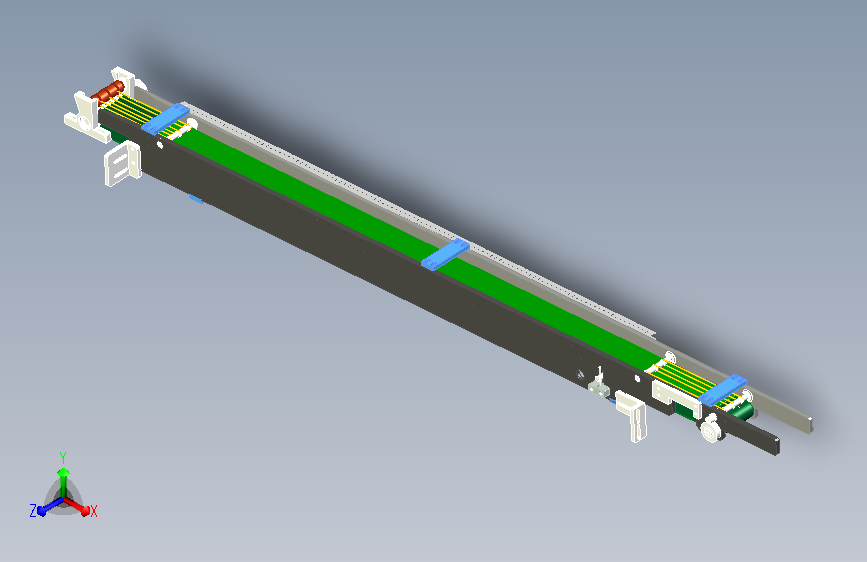小型皮带倍速输送线设计