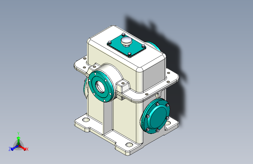 新型减速机模型