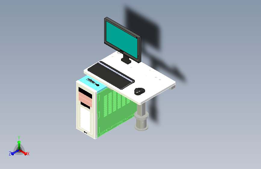 新电脑主机概念模型