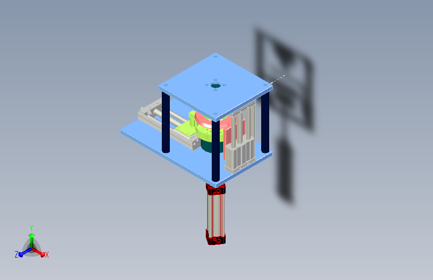压膜机三维模型