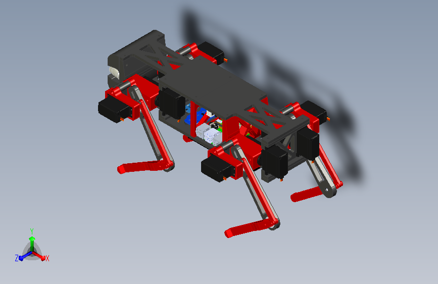 一款四足机器狗