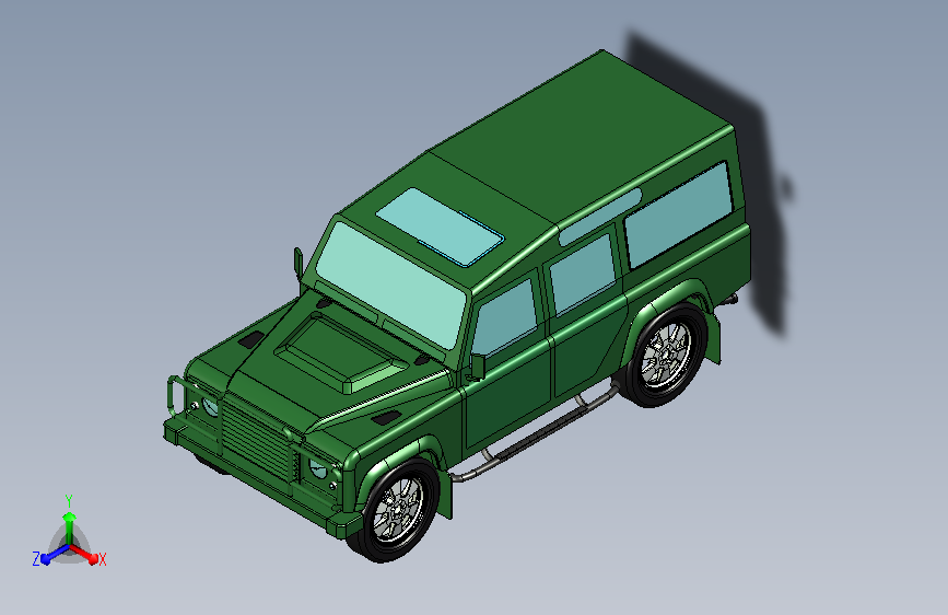 越野车简易模型