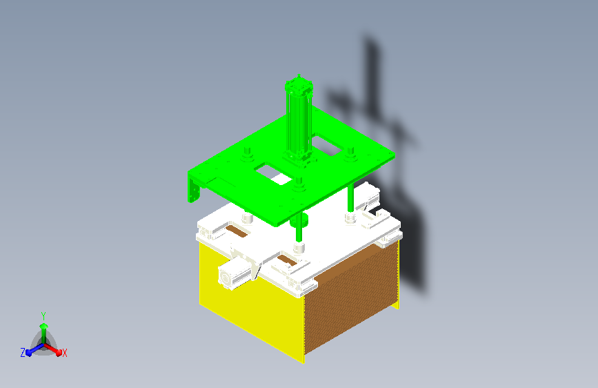 纸板向上举升上料机构设计