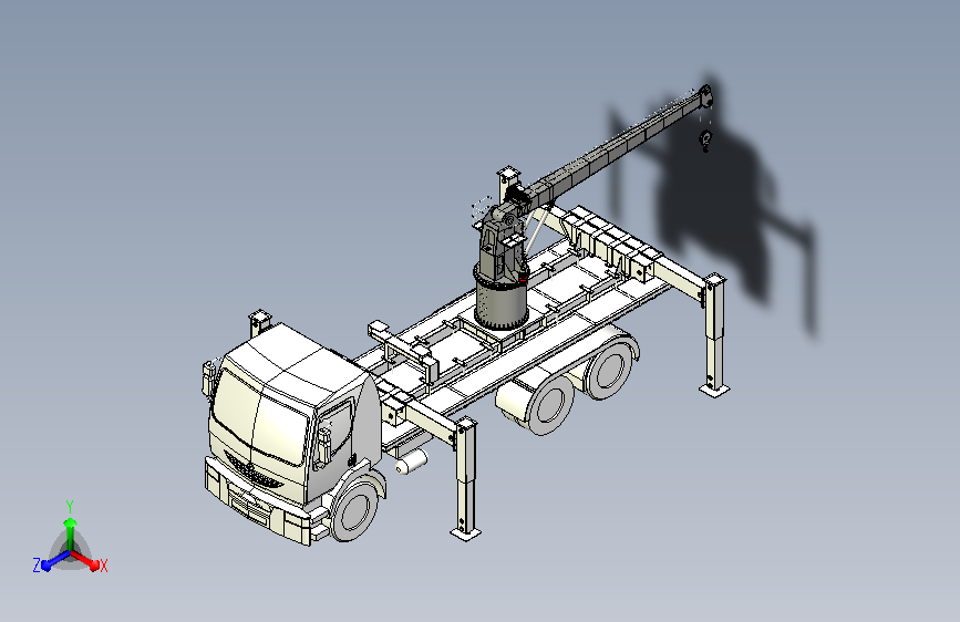 重型吊装工程车设计