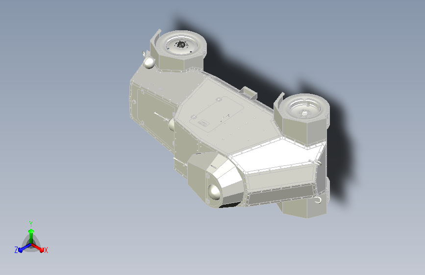 装甲车造型3D图纸