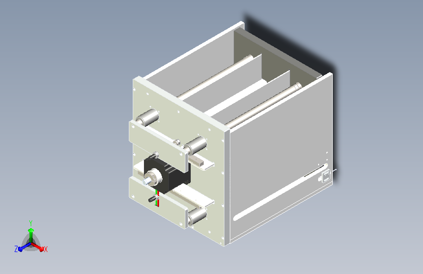 自动上下料盒机构3D模型