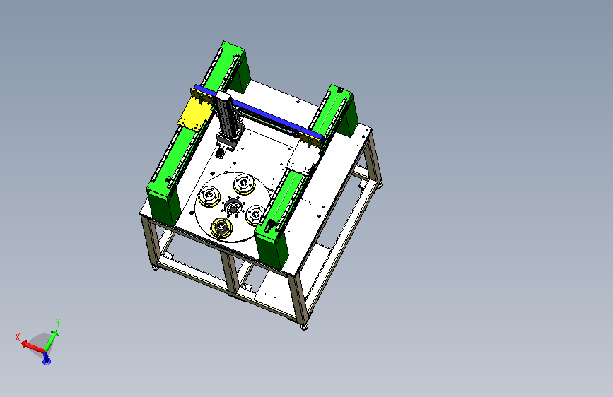 龙门式三轴全自动法兰去毛刺机=1422864=1000