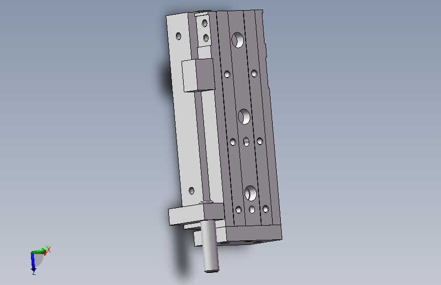 滑台气缸 MXQ16-75B-A90