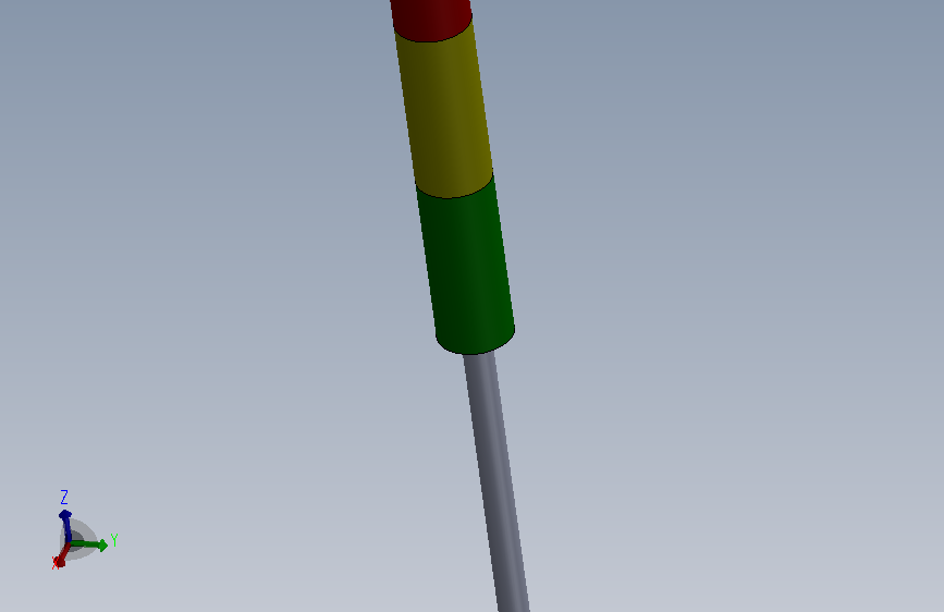 零件三色灯底座