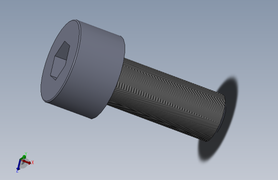 内六角圆柱头螺钉M4×10[GB／T70．1-2000]
