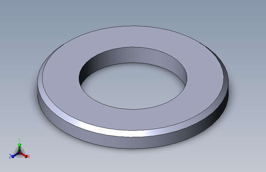 平垫圈倒角型A级16×3[GB／T97．2-1985]
