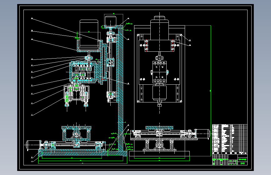 双头可调立式钻床设计