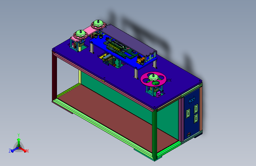 半智能工件封膜装配装置