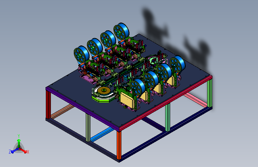 闭环循环同轴高速覆标一体机
