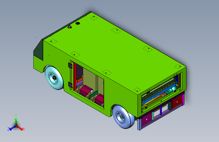 厂区闭环无感自主穿梭运载机