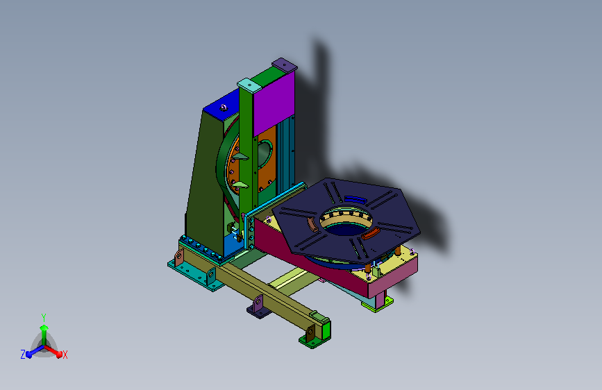 单立柱焊接翻转变位设备