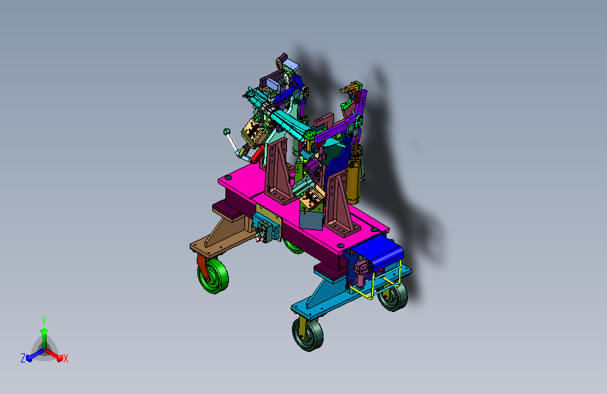 导流槽板夹持固定治具