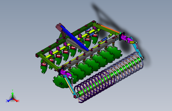 多片圆盘挂接耙设备