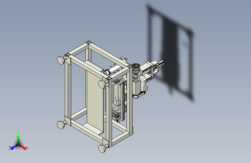 齿轮外齿去毛刺机设计三维UG说明书cad图机械非标设备加工装