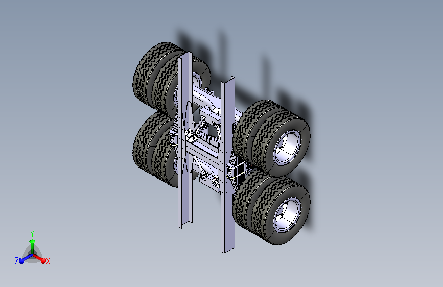 后平衡悬架设计cad图catia三维说明书汽车设备结构装置配
