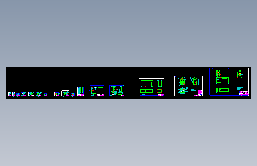 六孔卧式组合钻床设计cad图说明书生产加工机械设备装置配