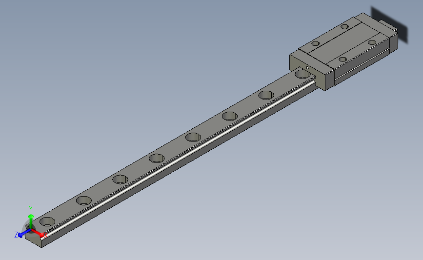 SNHC-H10-1-L195微型导轨-标准型.stp
