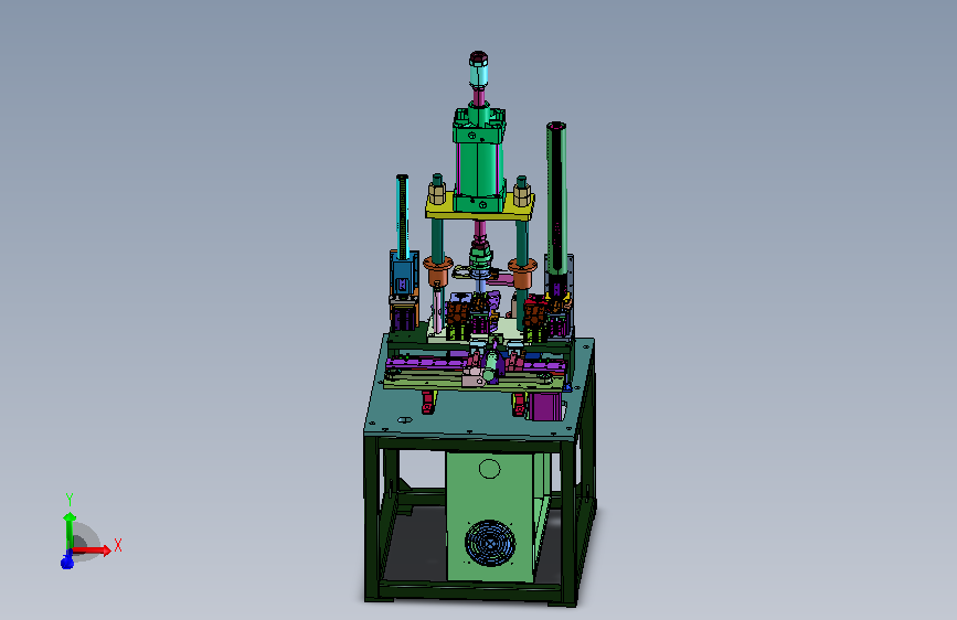 轴承端盖自动送料压装机 1400269