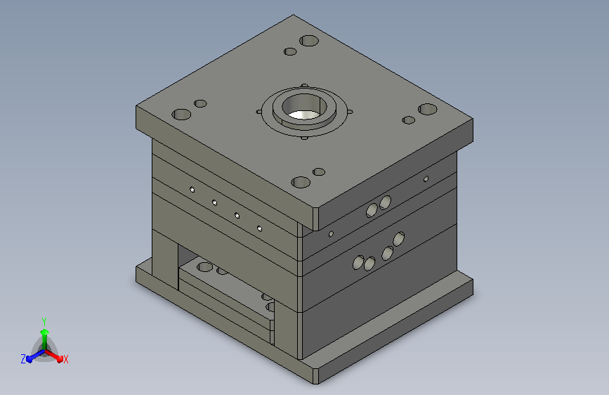 奶粉盖子模具设计