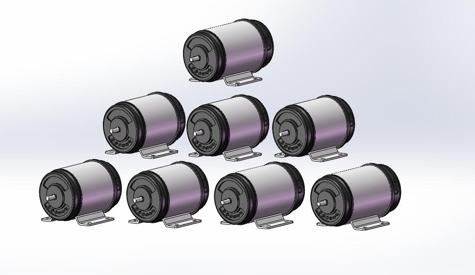 8种90ZY系列永磁直流电动机模型 756760==wb15