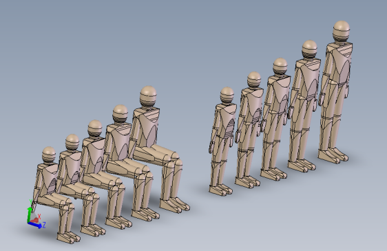 人体模型各身高齐全（10种）