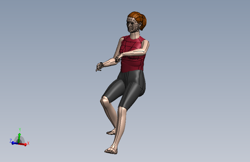 人体三维模型SW2013(2种)