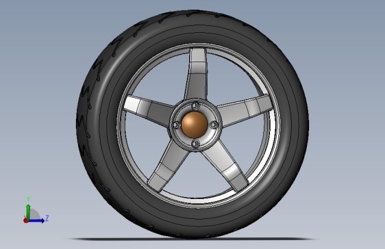 235轮毂轮胎设计