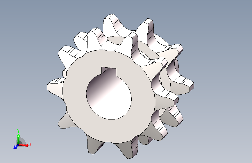 12A双排链齿轮10齿