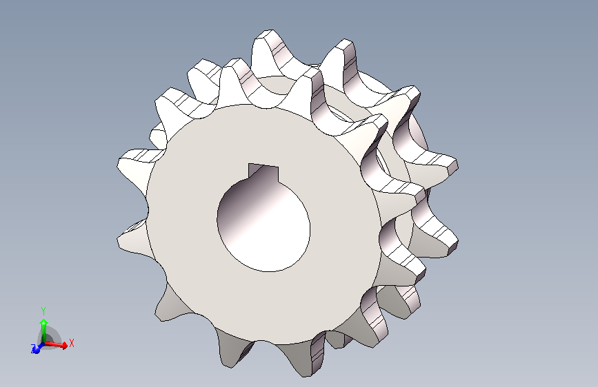 12A双排链齿轮12齿