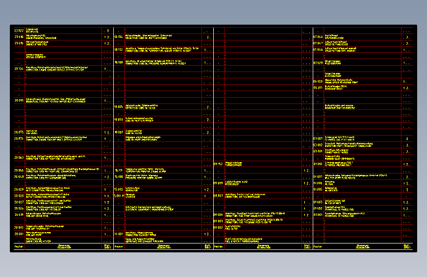 奔驰发动机装配图