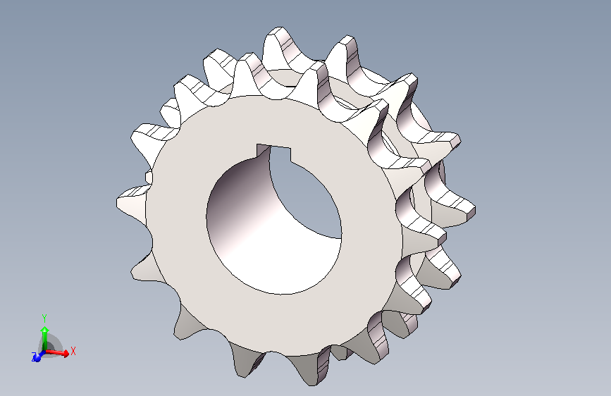 12A双排链齿轮14齿