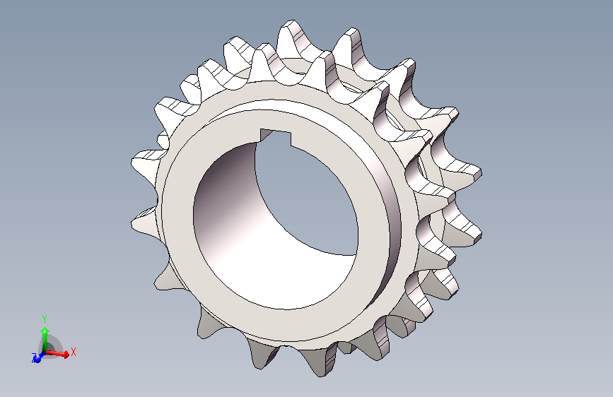 12A双排链齿轮16齿