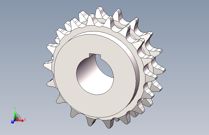 12A双排链齿轮18齿