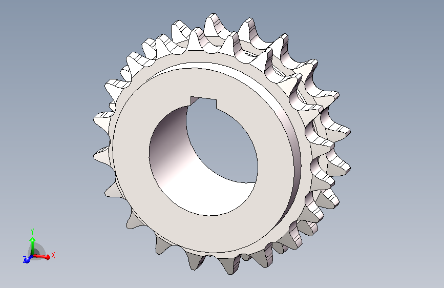 12A双排链齿轮20齿