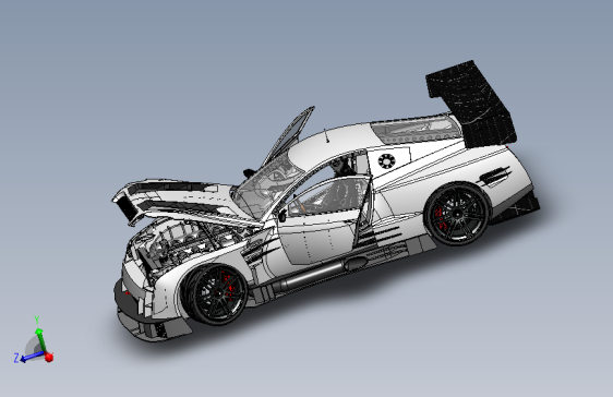 奥迪A5双门轿跑SolidWorks模型