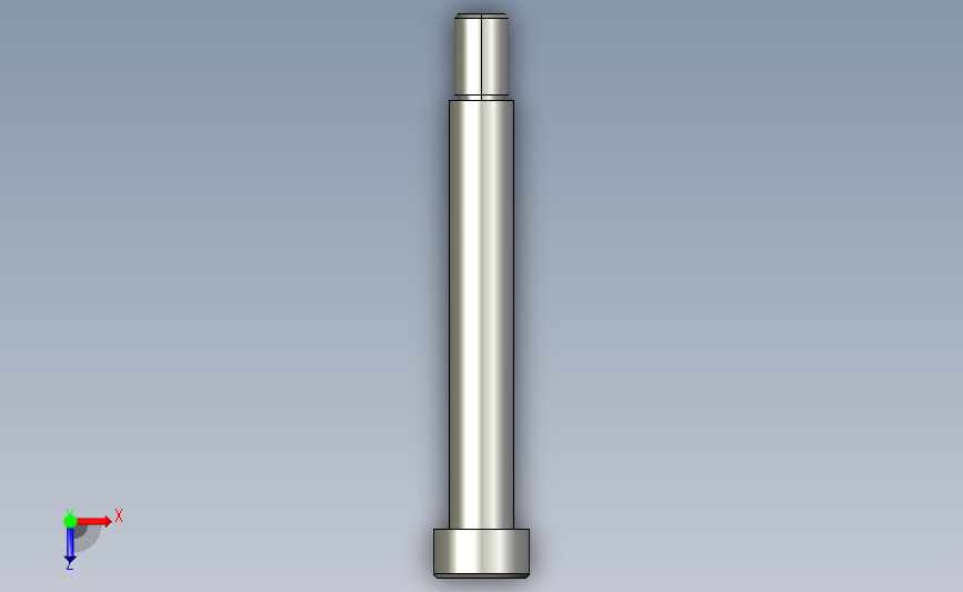 stj-d12-l80内六角杯头凸肩螺栓.stp 俯视图