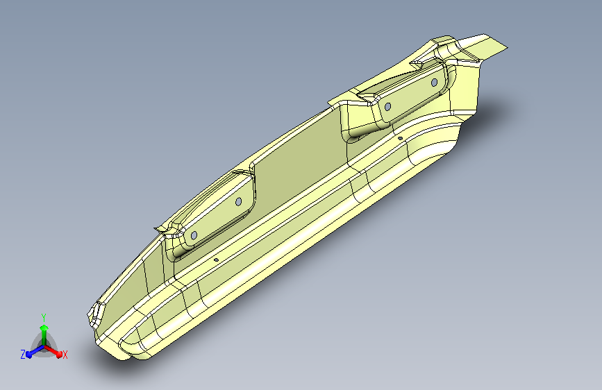 汽车右后门加强板