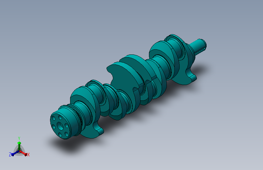 微小网_发动机曲轴