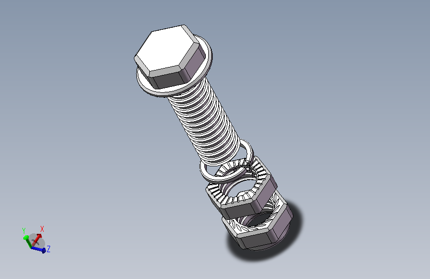 防松动螺栓结构