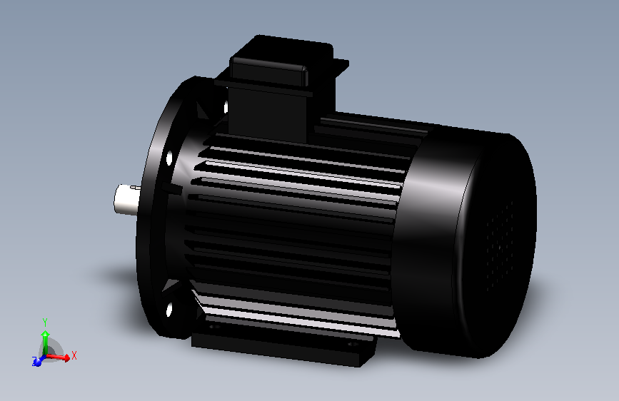 三相异步电动机Y2-100L-2(底座固定)