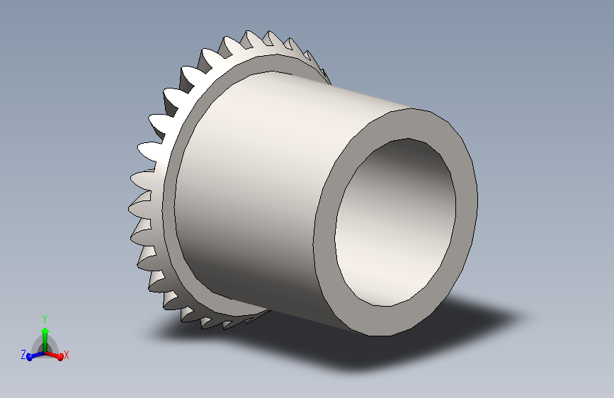 圆锥直齿轮m4齿数30